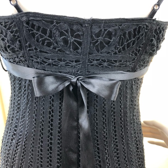 Betsy Johnson of New York Size 2 Black Lace - Picture 5 of 8